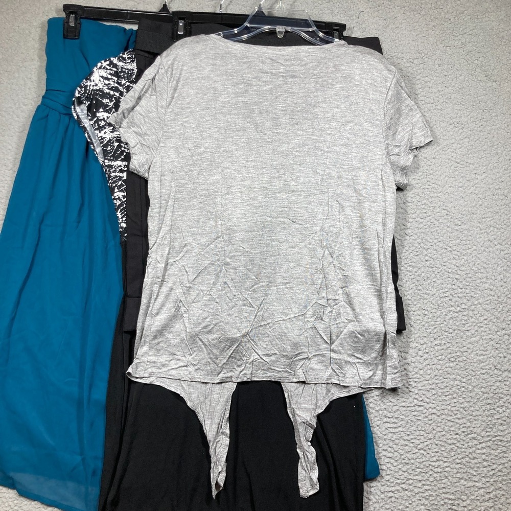 Mixed Brands Clothing Lot Women Juniors L Multicolor 4pc Bundle Top Shorts Dress